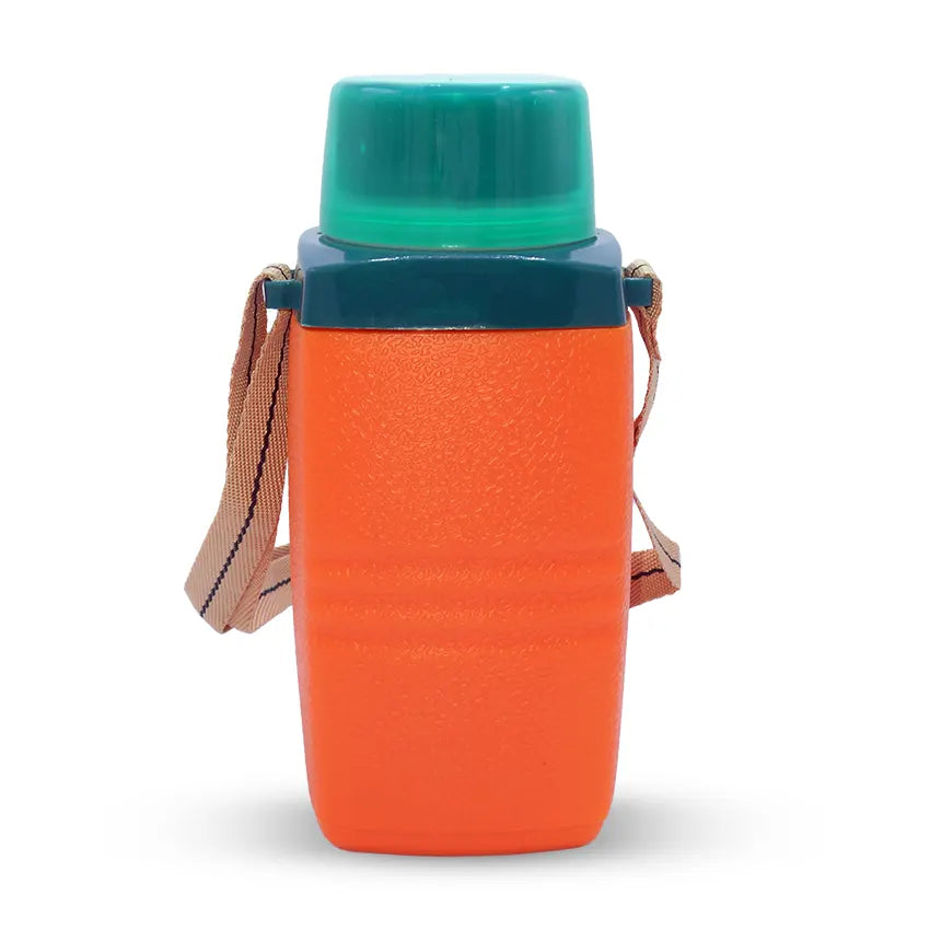 Hunter Water Bottle Medium - (950ml) Leak-Resistant Water Bottle - Portable BPA-Free Hydration Bottle for School, Gym & Daily Use - Red (Blue Cap)
