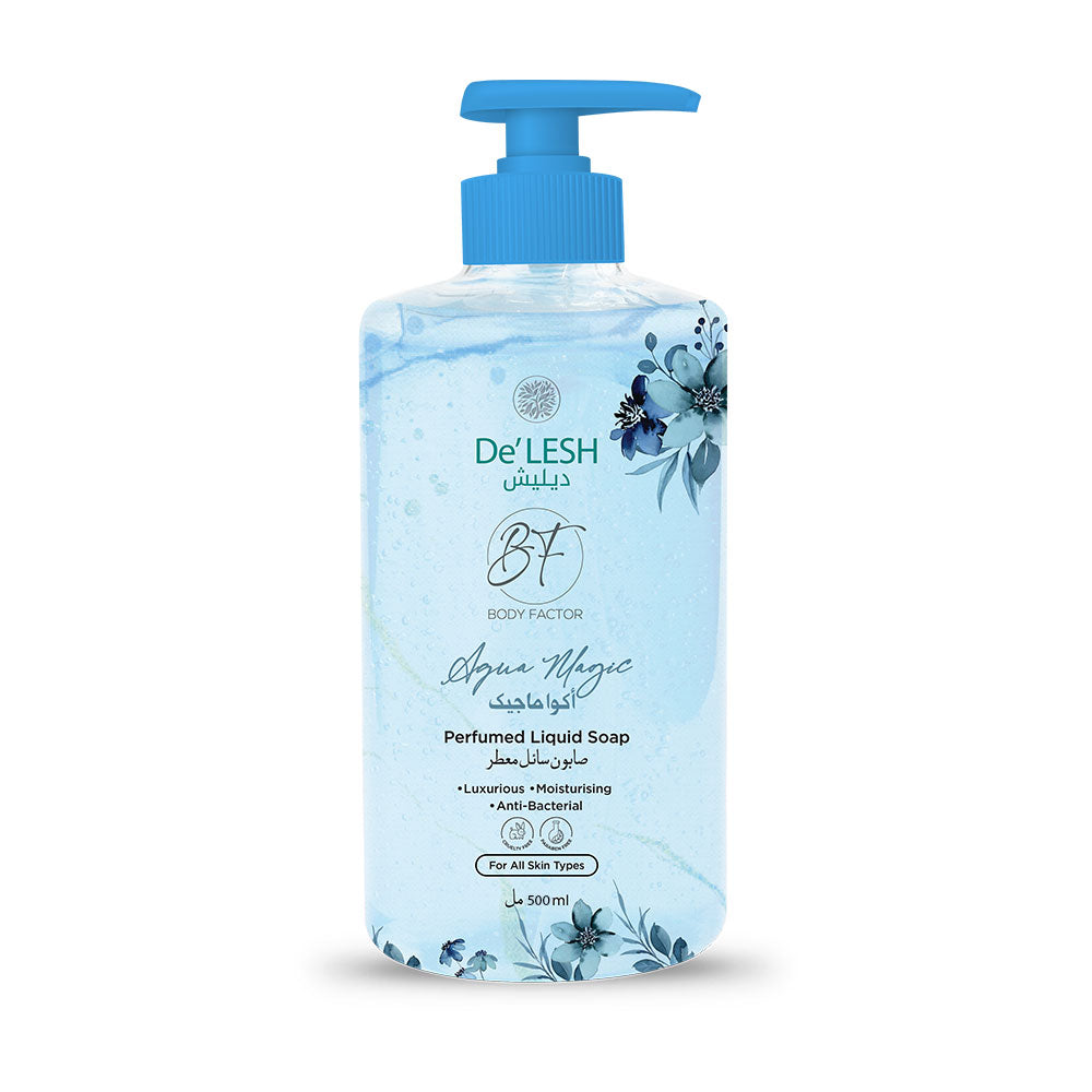 Delesh Body Factor Liquid Hand Wash Aqua Magic