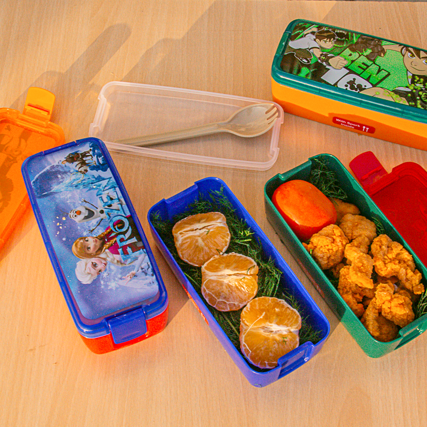 Bunny Lunch Box Model 2 Pack of 2 550ml - Durable Kids School Food Container