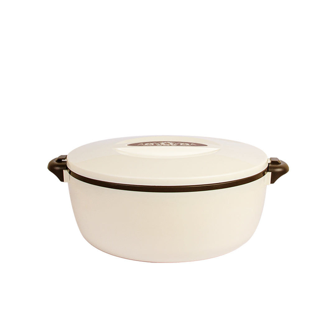 Chef Food Warmer Medium - (1200ml) Insulated Food Warmer - Hot Food Storage Casserole for Kitchen, Lunch & Serving - Cream