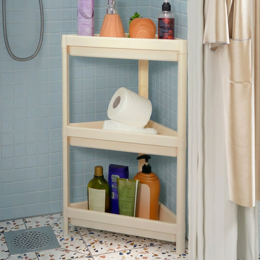 Tri Fit 3 Tier Multi Purpose Storage Rack - Beige
