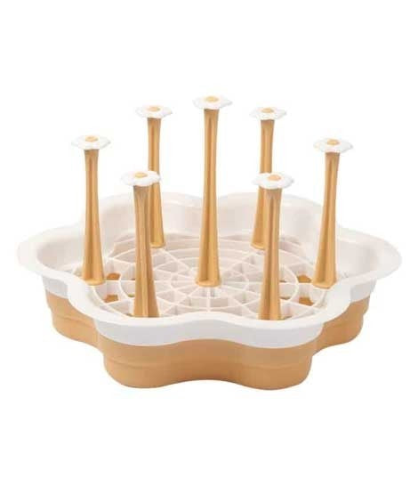 Plastic Glass Cup Stand Rack with 7 Hooks for Kitchen Counter