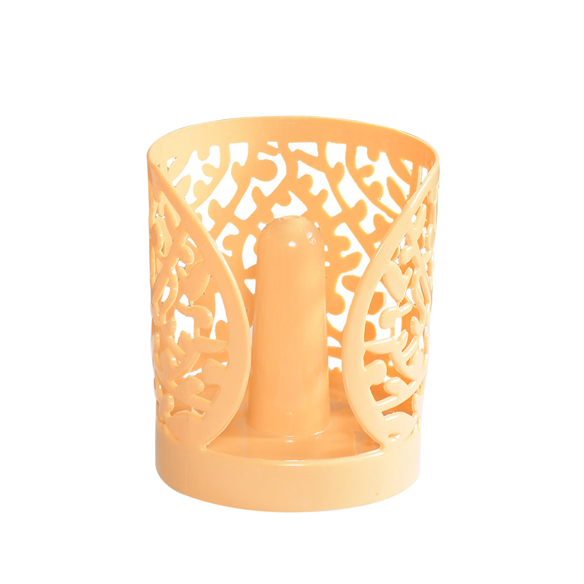 Floral Tissue Holder Stylish Tissue Roll Stand for Kitchen and Dining Table