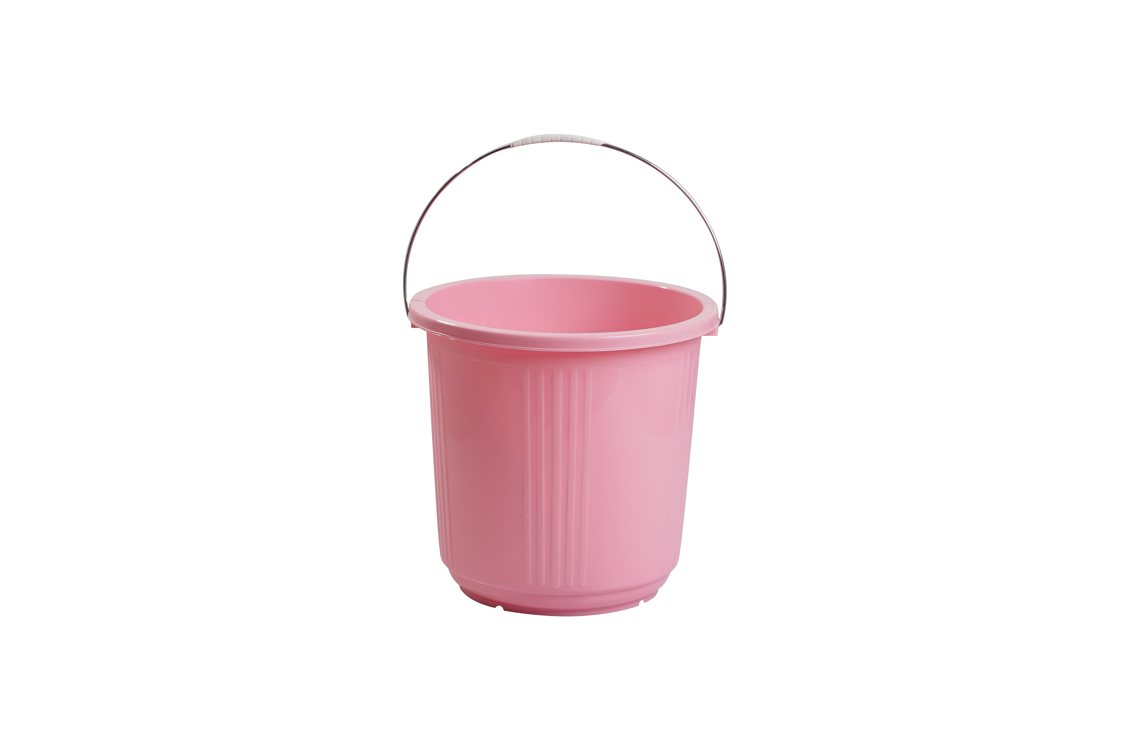 Durable Plastic Water Bucket 37L | Multipurpose Household Bucket with Color Variants Pink - Malik Mart P178