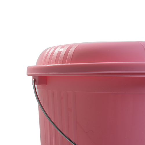 Durable Plastic Water Bucket 37L Pink | Multipurpose Household Bucket - Malik Mart P172