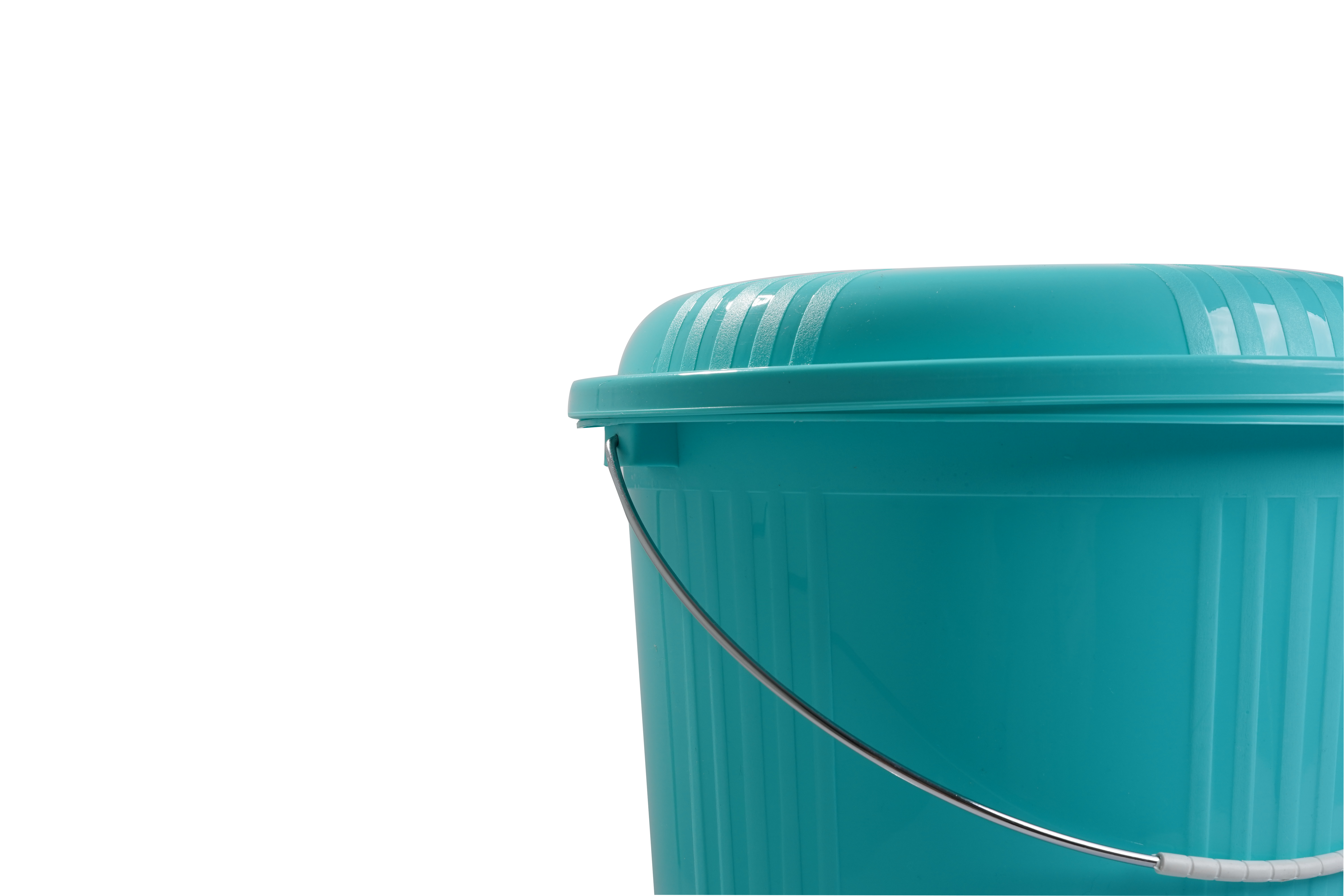 Durable Plastic Water Bucket 37L Blue | Multipurpose Household Bucket - Malik Mart P175