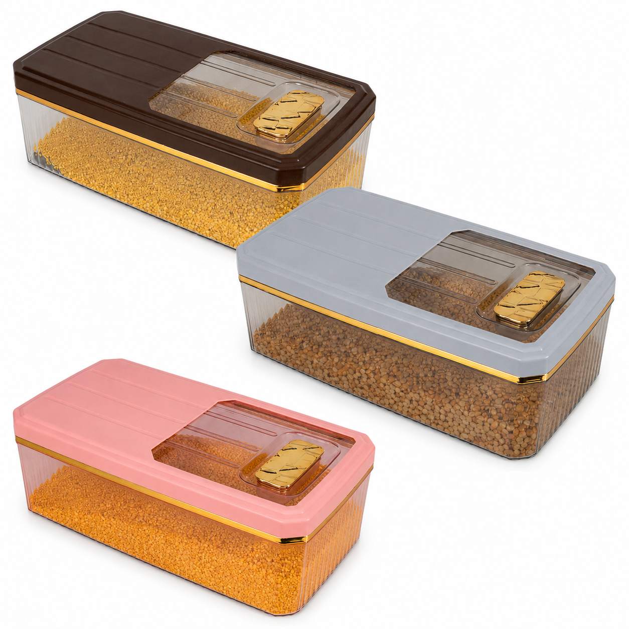 Maxy Plastic Food Storage Container 7L | Kitchen Pantry Box with Secure Lid