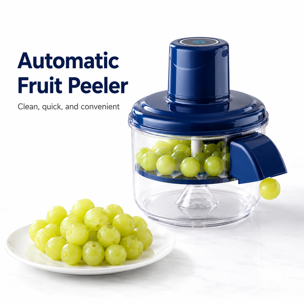 Automatic Electric Fruit & Vegetable Peeler – QuickPeel Kitchen Peeling Machine