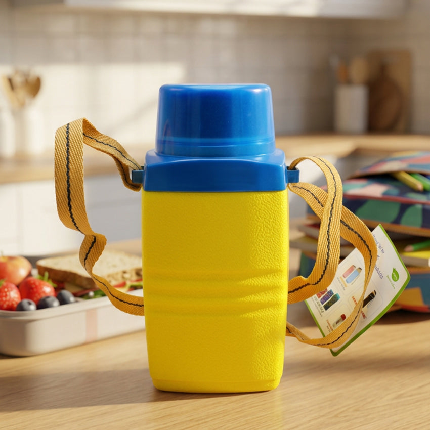Hunter Water Bottle Medium - (950ml) Leak-Resistant Water Bottle - Portable BPA-Free Hydration Bottle for School, Gym & Daily Use - D.Blue (Red Cap)