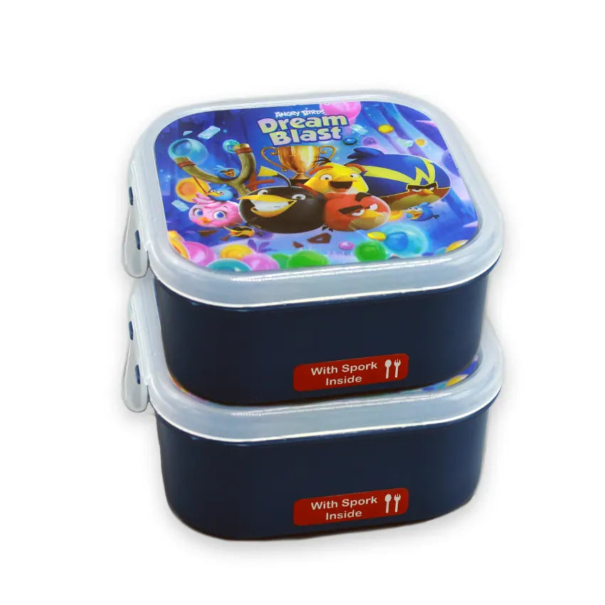 Jonti Lunch Box Pack of 2 280ml - Compact Kids Snack Box and School Lunch Container