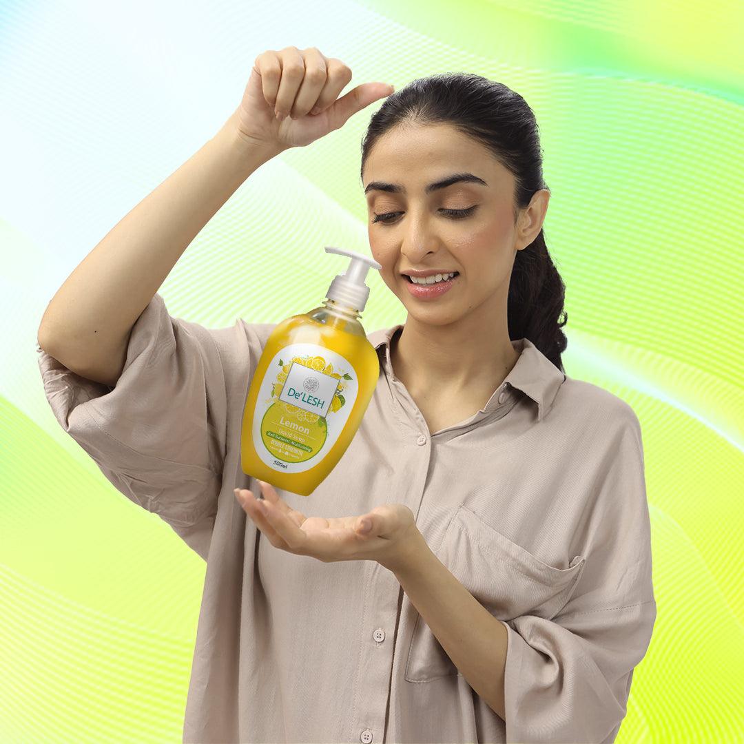 Delesh Body Factor Liquid Hand Wash Lemon
