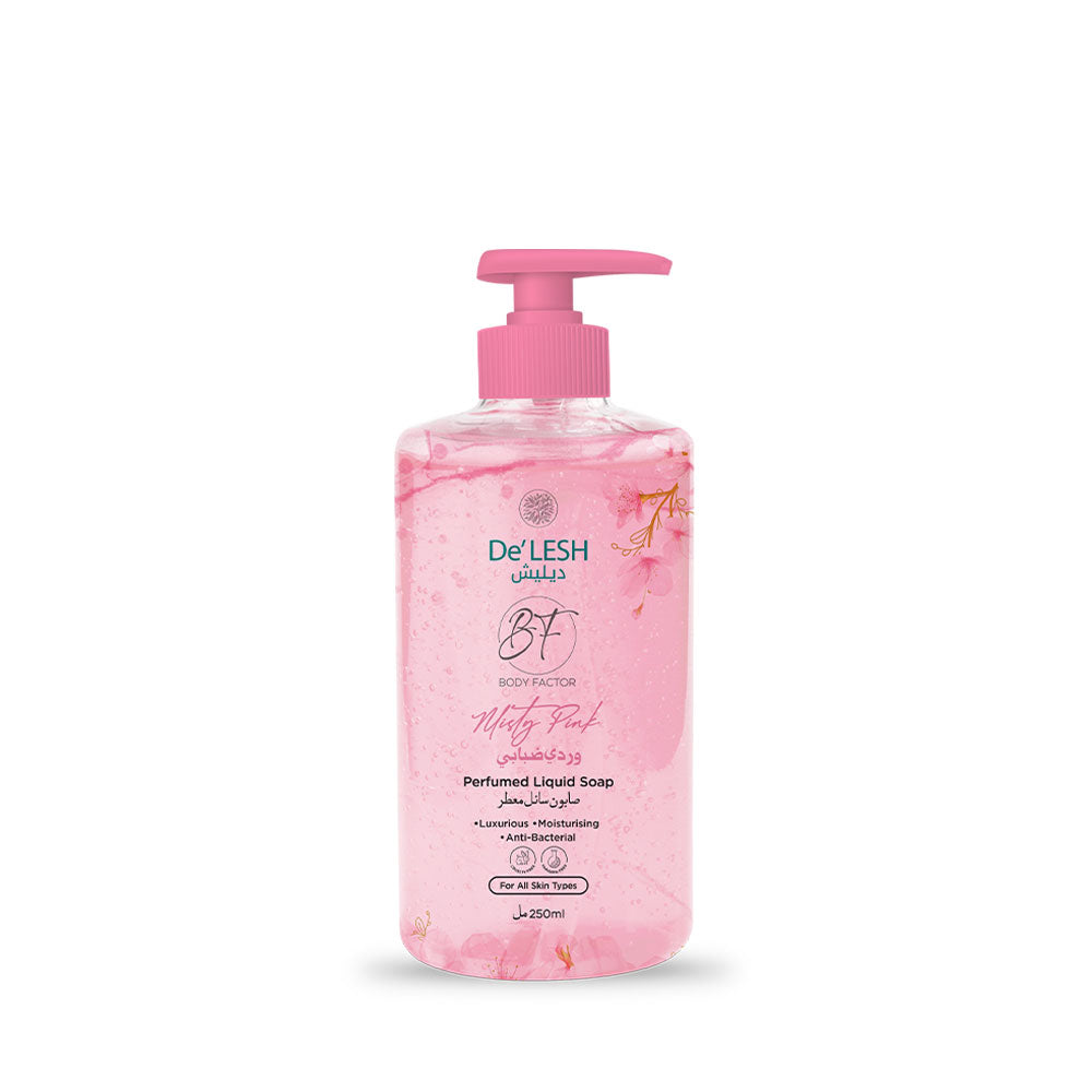 Delesh Body Factor Liquid Hand Wash Misty Pink