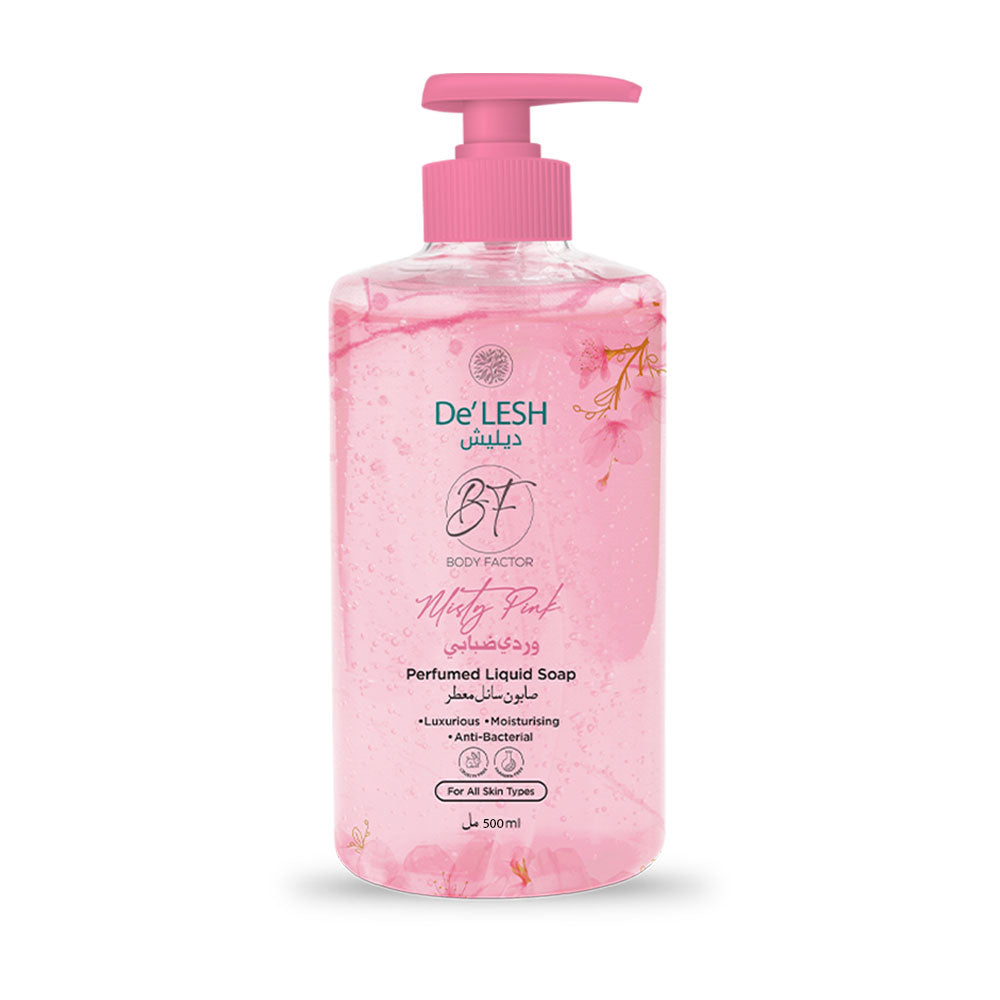 Delesh Body Factor Liquid Hand Wash Misty Pink