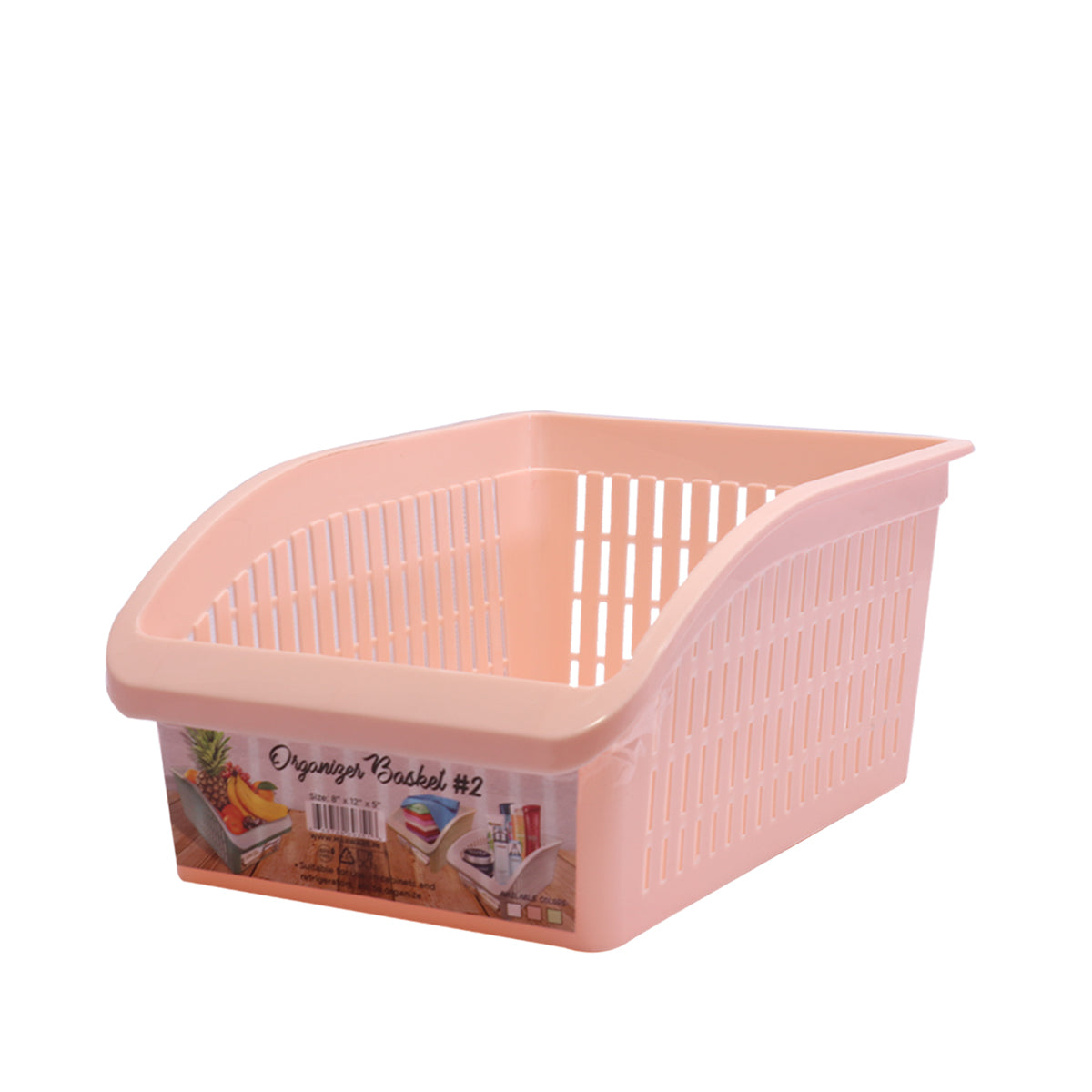 Organizer Basket No 2 Multipurpose Storage Basket for Kitchen Fridge and Bathroom
