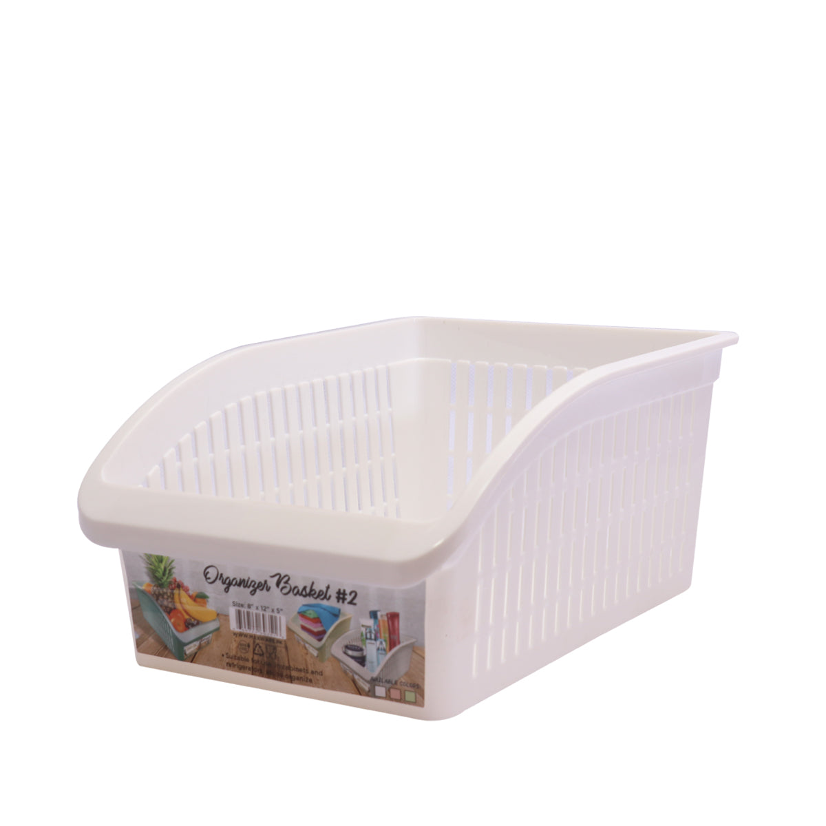 Organizer Basket No 2 Multipurpose Storage Basket for Kitchen Fridge and Bathroom