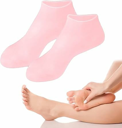 Silicone Moisturizing Heel Socks – Soft, Crack Repair & Foot Care