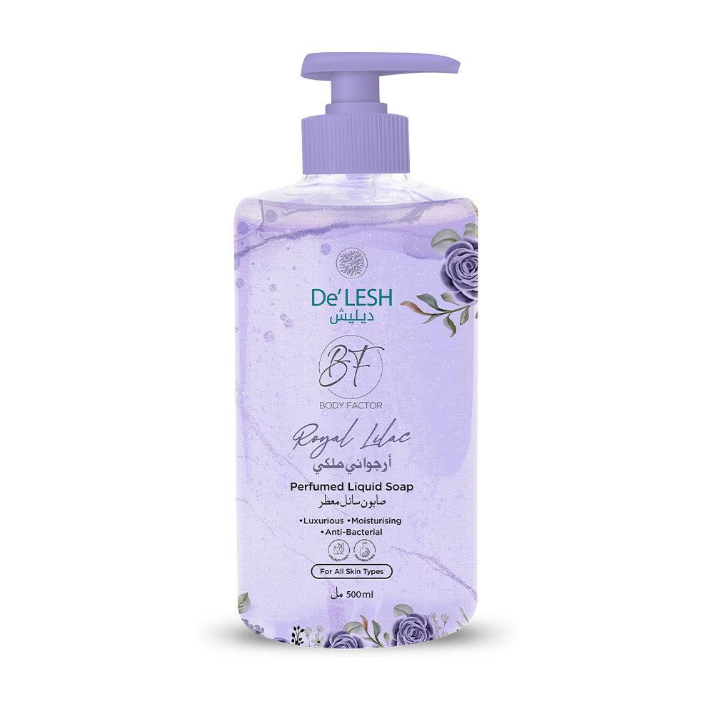 Delesh Body Factor Liquid Hand Wash Royal Lilac