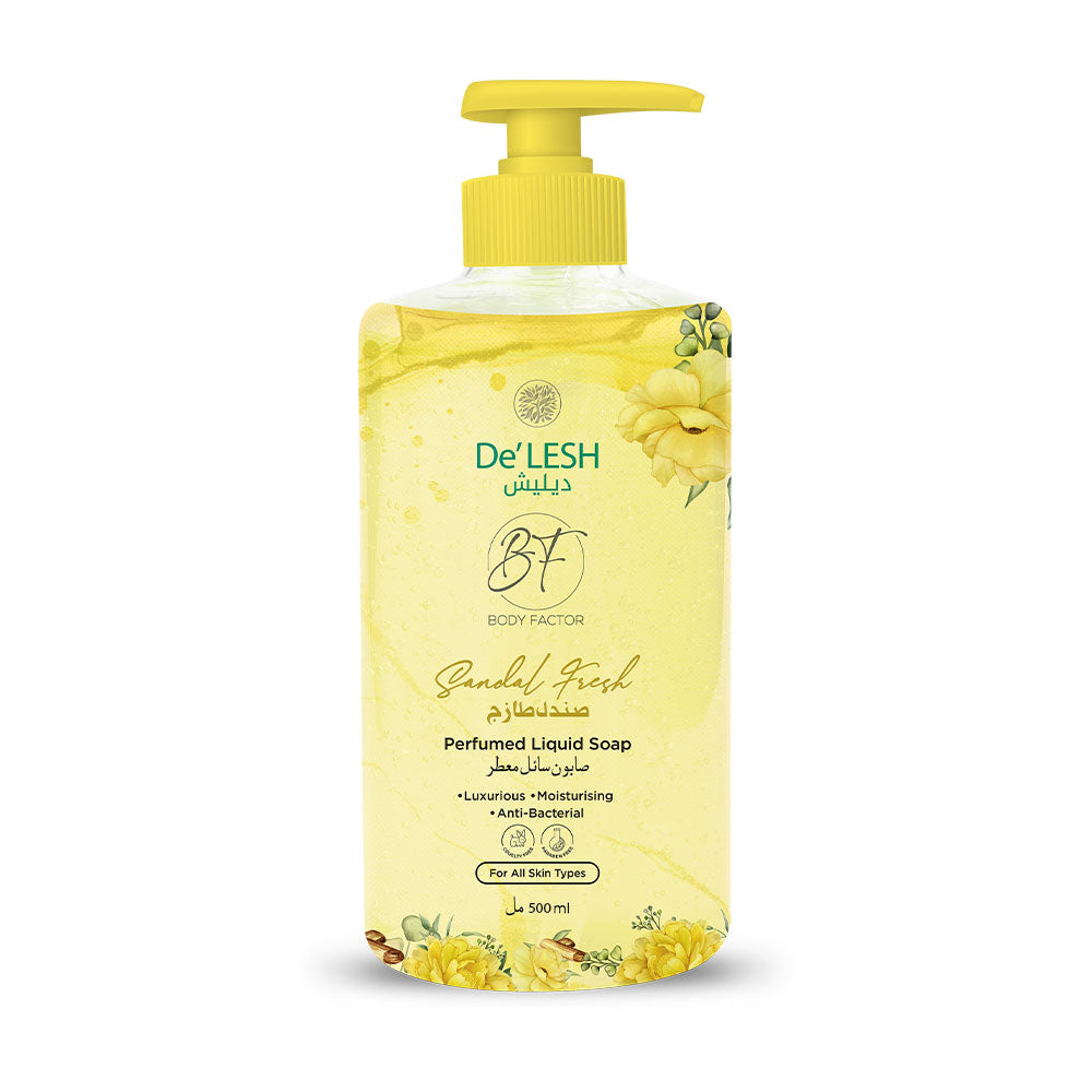 Delesh Body Factor Liquid Hand Wash Sandal Fresh