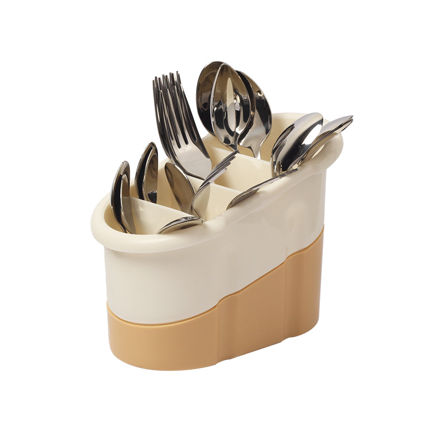 Tulip Cutlery Stand Multi-Purpose Cutlery Stand - Kitchen Spoon, Fork & Utensil Organizer Holder - Assorted