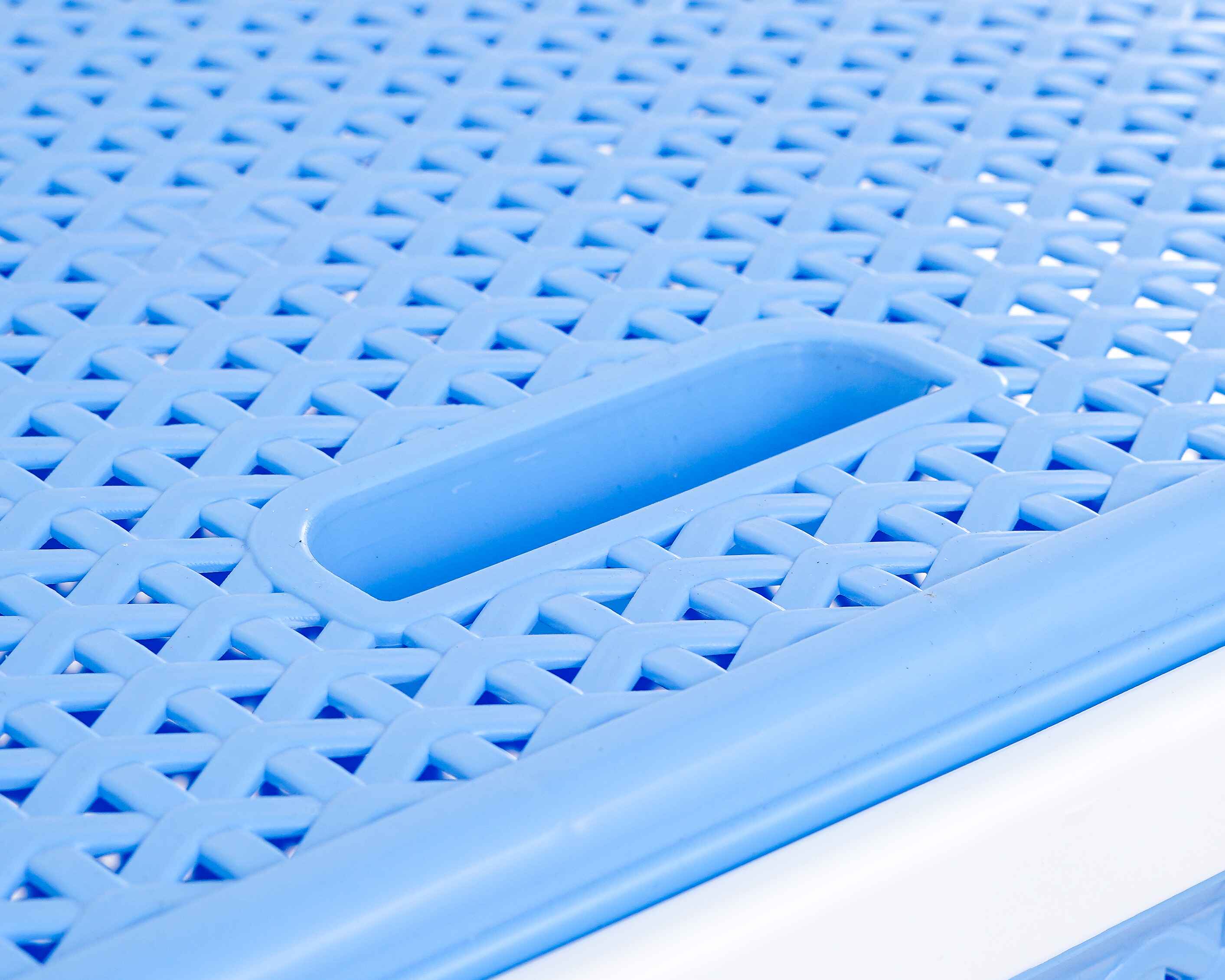 Grace Plastic Laundry Basket | Clothes Storage & Laundry Organizer - Blue - Malik Mart P200
