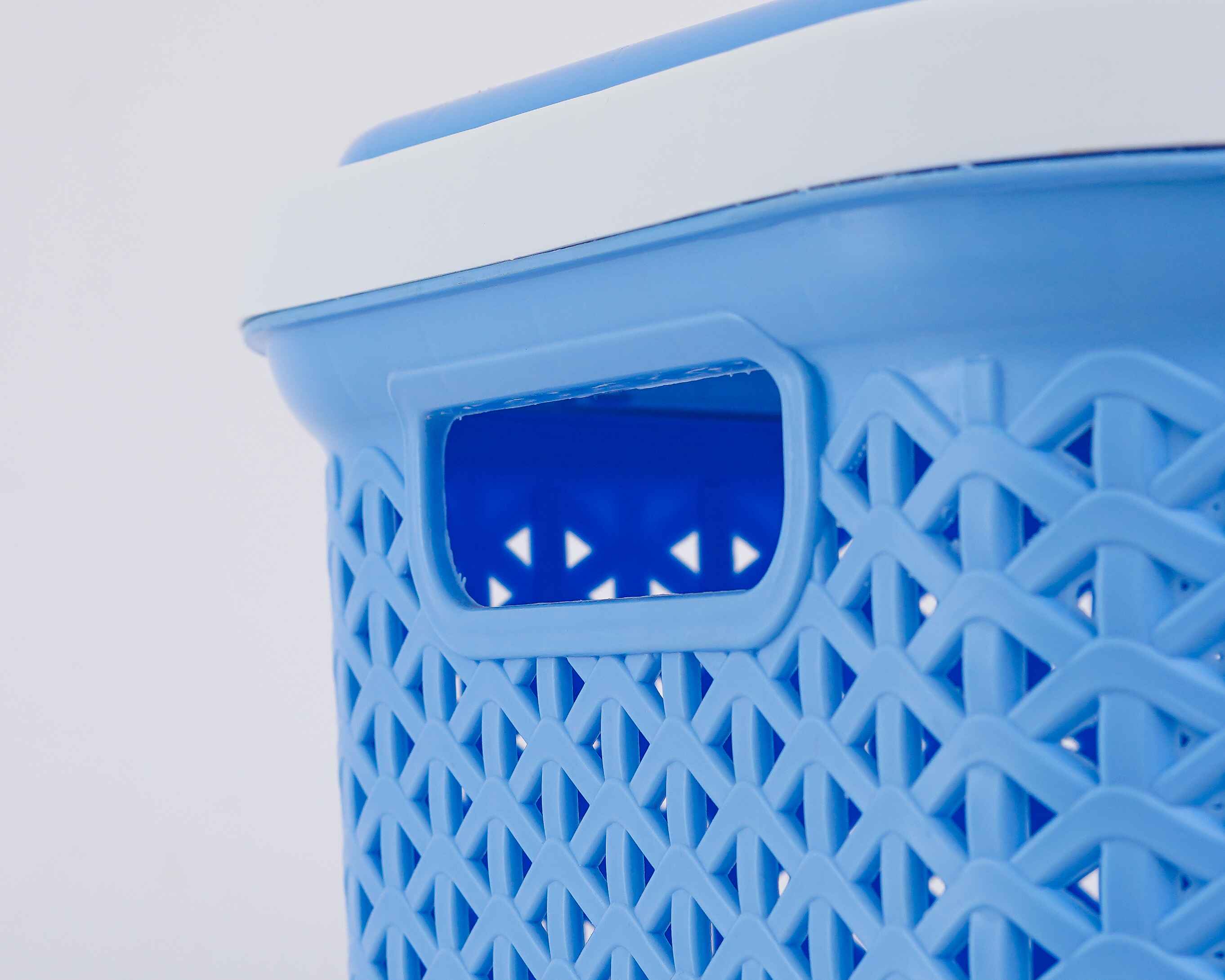 Grace Plastic Laundry Basket | Clothes Storage & Laundry Organizer - Brown - Malik Mart P201