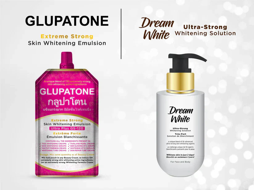 Gluptone Extreme Strong Emulsion 50ml With Dream White Solution 100ml